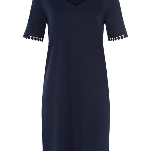 74932 S/SLV NIGHTGOWN - 1610 Deep Navy