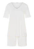 74935 SHORT PAJAMA - 102 Off White