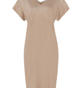 74937 S/SLV NIGHTGOWN - 2828 Deep Taupe