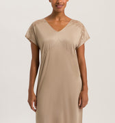 74937 S/SLV NIGHTGOWN - 2828 Deep Taupe