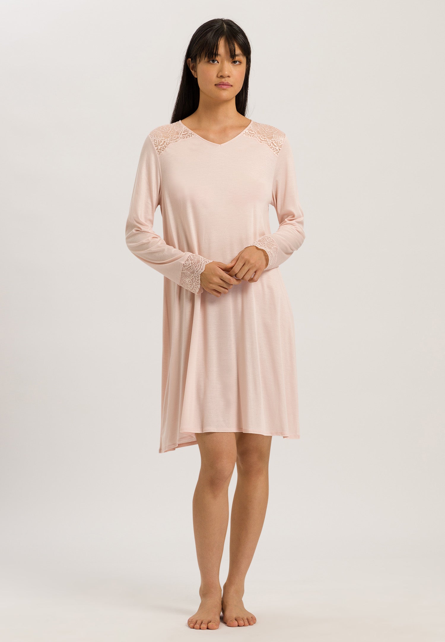 74938 L/SLV NIGHTGOWN - 2311 Peach Whip