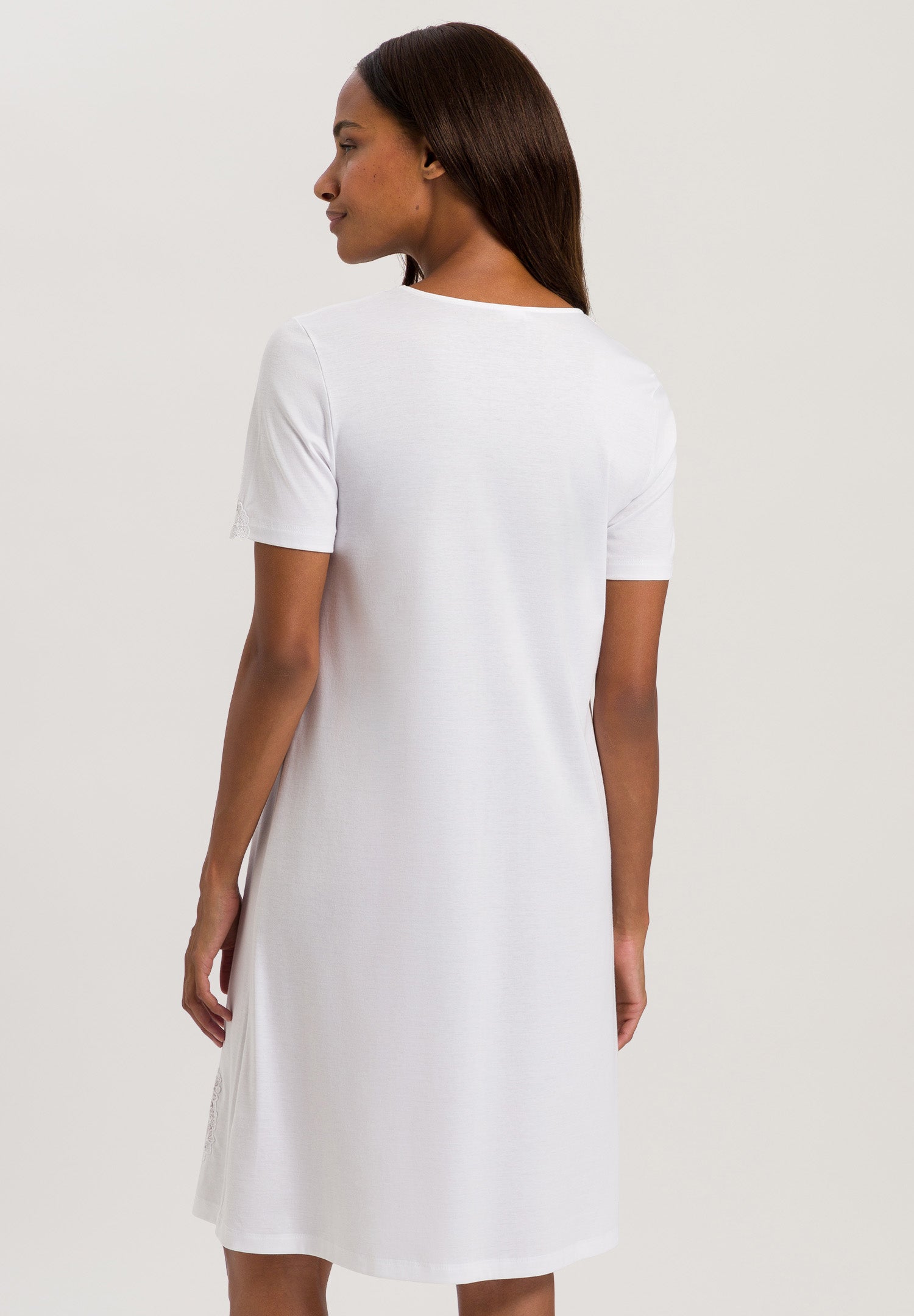 74943 S/Slv Nightgown - 101 White