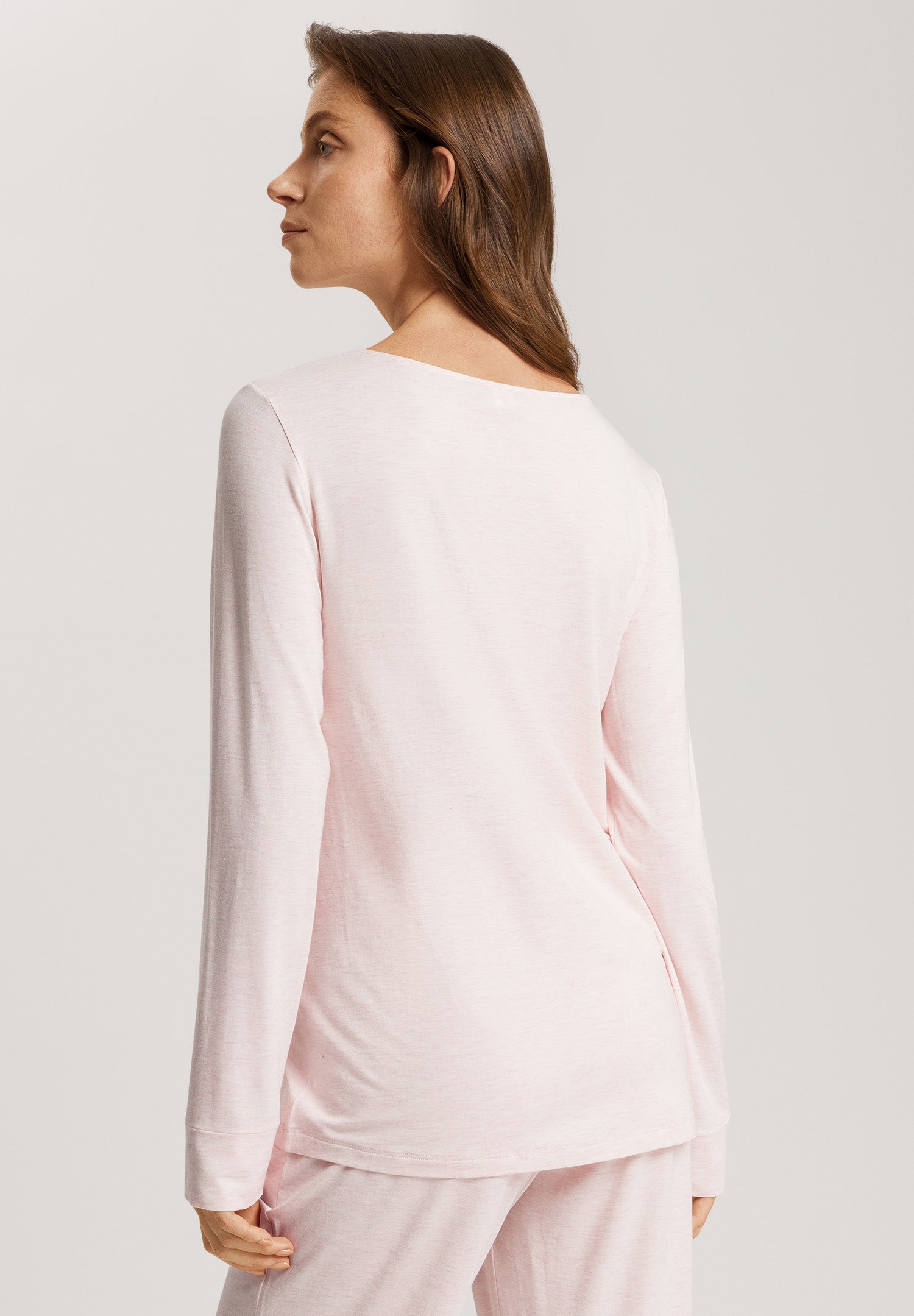 74948 Natural Elegance Long Sleeve Shirt - 2899 Rose Melange