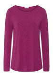 Natural Elegance Relaxed Round Neck Top | Tourmaline Melange 74948-3056