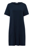 74949 Natural Elegance S/SLV NIGHTDRESS 90CM - 1610 Deep Navy