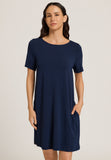 74949 Natural Elegance S/SLV NIGHTDRESS 90CM - 1610 Deep Navy