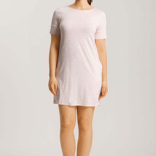 74949 Natural Elegance Short Sleeve Nightdress 90cm - 2899 Rose Melange