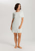 Natural Elegance Short Sleeve Nightdress 90cm | Vapor Melange 74949-3011
