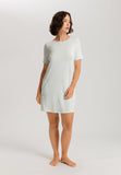 Natural Elegance Short Sleeve Nightdress 90cm | Vapor Melange 74949-3011