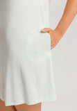 Natural Elegance Short Sleeve Nightdress 90cm | Vapor Melange 74949-3011