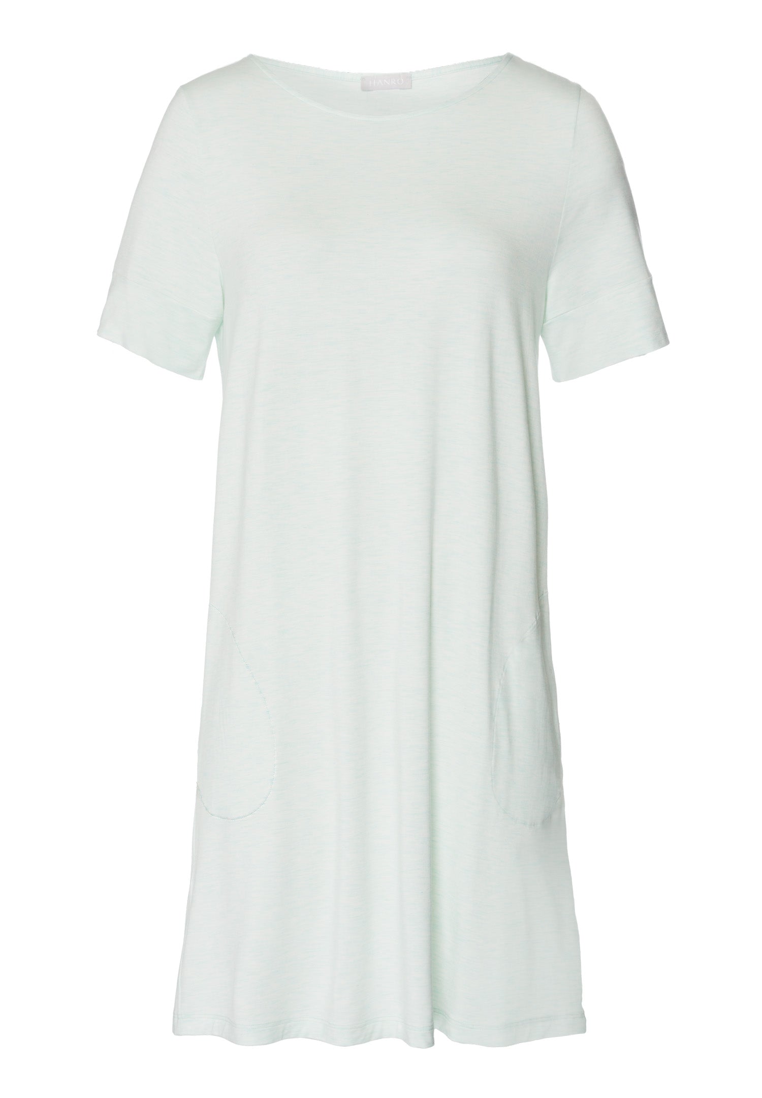 Natural Elegance Short Sleeve Nightdress 90cm | Vapor Melange 74949-3011