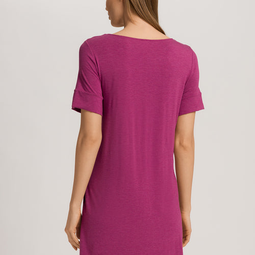 Natural Elegance Short Sleeve Nightdress 90cm | Tourmaline Melange 74949-3056