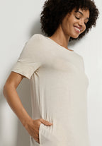 Natural Elegance Short Sleeve Nightdress 90cm | Anthra Mel. 74949-3080