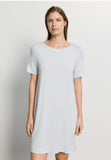 Natural Elegance Short Sleeve Nightdress 90cm | Watery Blue Melange 74949-3081