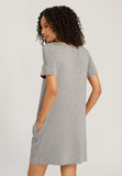 74949 Natural Elegance Short Sleeve Nightdress 90cm - 958 Grey Melange