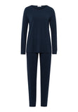 74951 Natural Elegance L/Slv Pajama - 1610 Deep Navy
