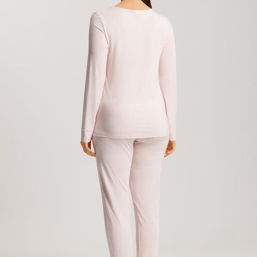 74951 Natural Elegance Long Sleeve Pajama Set - 2899 Rose Melange