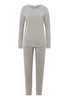 74951 Natural Elegance L/Slv Pajama - 958 Grey Melange