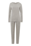 74951 Natural Elegance L/Slv Pajama - 958 Grey Melange