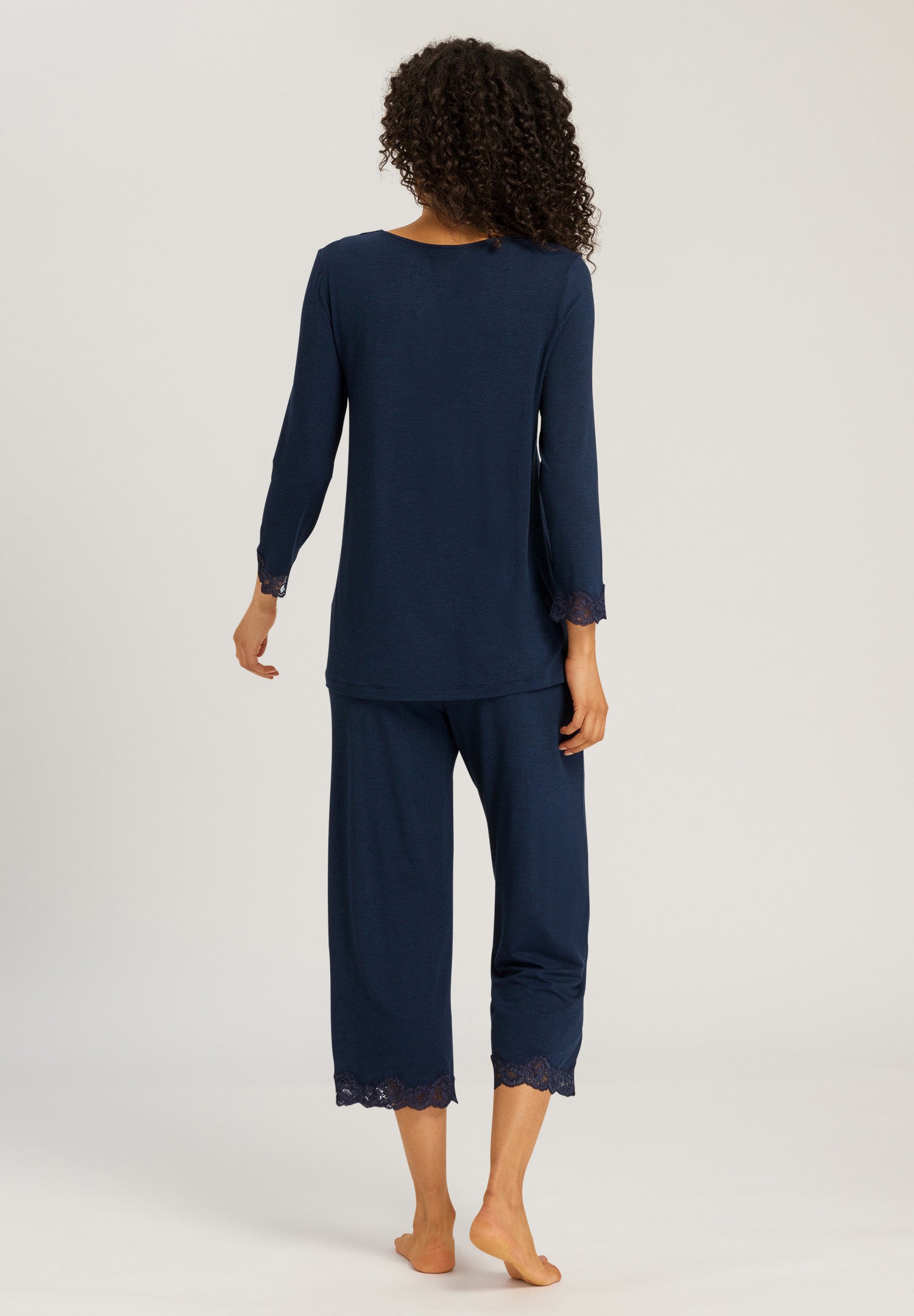 74952 Natural Elegance 3/4 SLV PAJAMA - 1610 Deep Navy