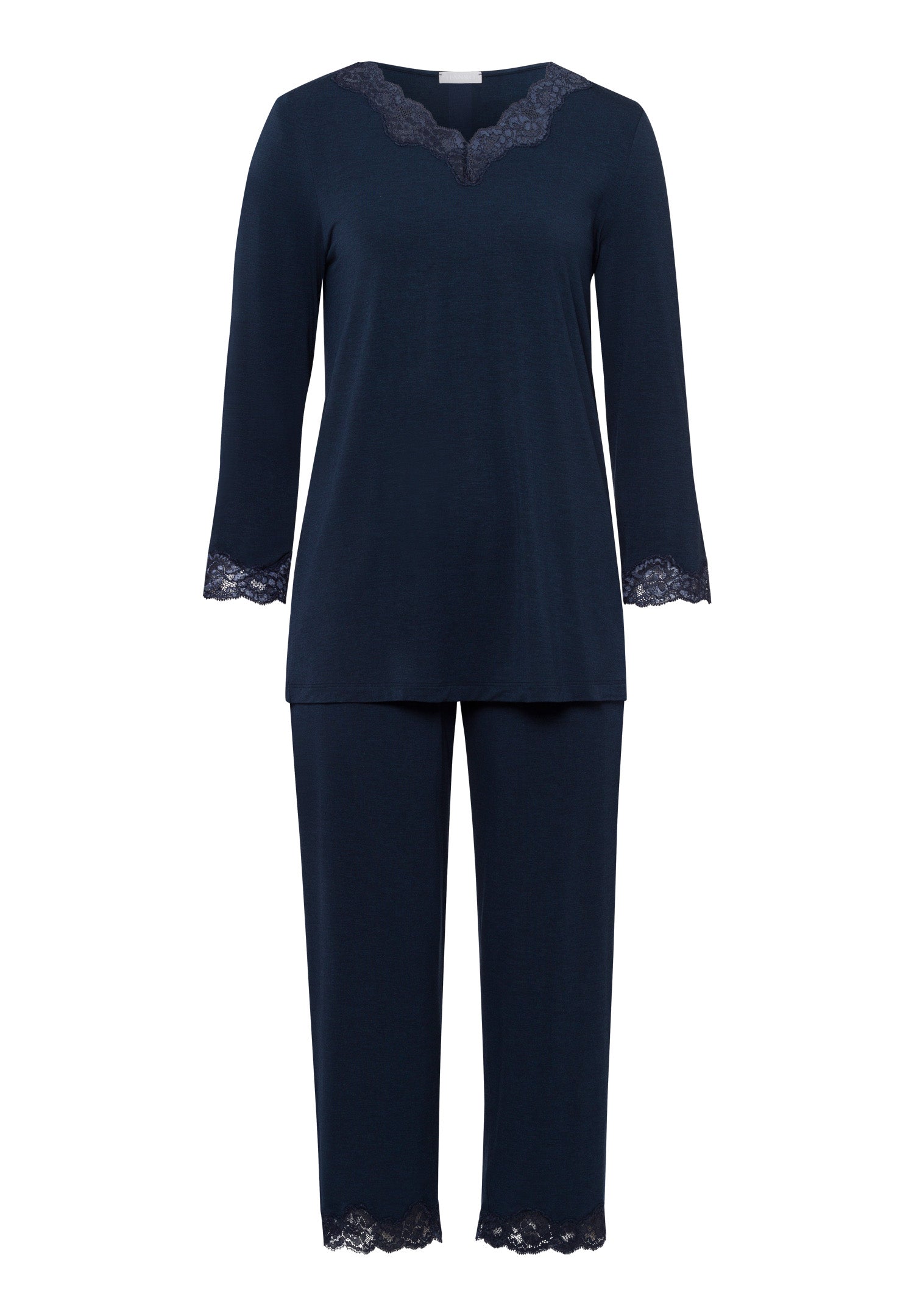 74952 Natural Elegance 3/4 SLV PAJAMA - 1610 Deep Navy