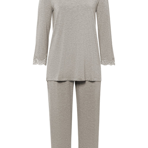 74952 Natural Elegance 3/4 Sleeve Pajama Set - 958 Grey Melange