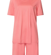 Cotton Deluxe Round Neck Pajama Set | Lantana 74968-2347