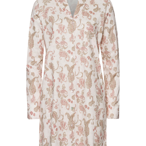 74970 Loungy Nights Long Sleeve Nightgown 90cm - 2869 Rose Paisley