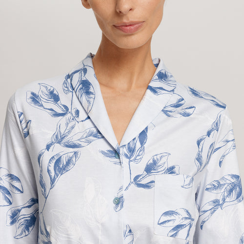 Loungy Nights Cotton Flannel Nightgown 90cm | Frosty Garden 74970-3052