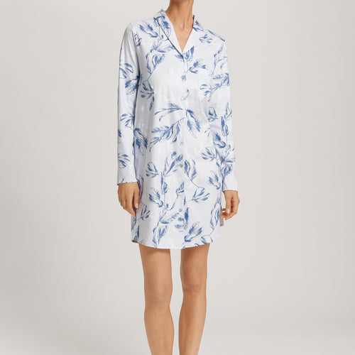Loungy Nights Cotton Flannel Nightgown 90cm | Frosty Garden 74970-3052