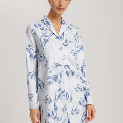 Loungy Nights Cotton Flannel Nightgown 90cm | Frosty Garden 74970-3052