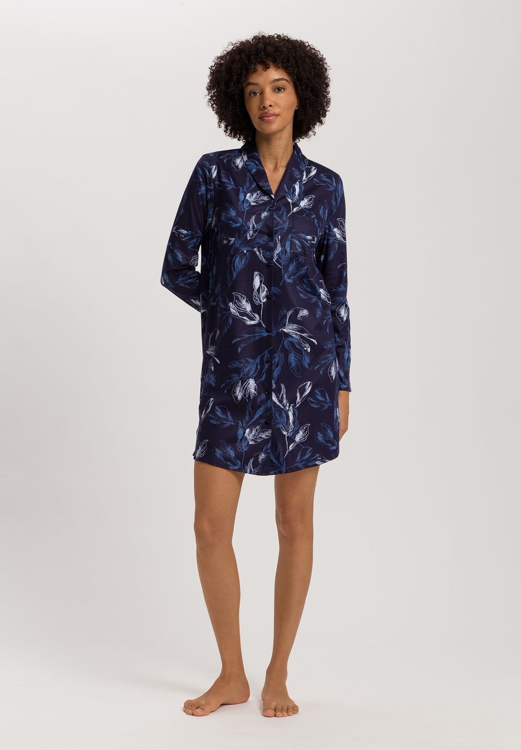 Loungy Nights Cotton Flannel Nightgown 90cm | Midnight Garden 74970-3053