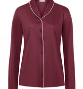 74985 Eleni L/Slv Shirt - 2423 Ruby Wine