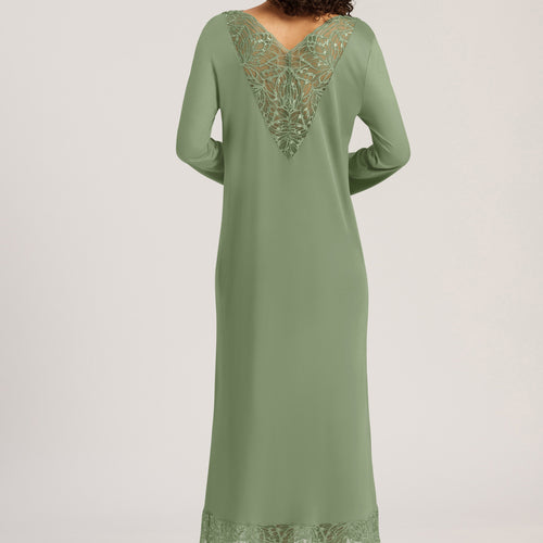 74990 Elia L/Slv Nightgown 130cm - 2718 Loden Frost