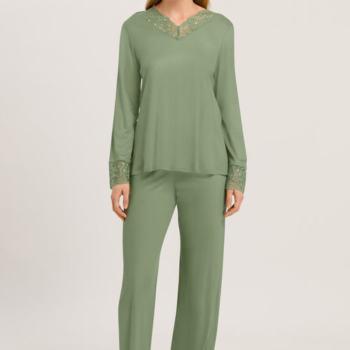 74991 Elia L/Slv Pajama - 2718 Loden Frost