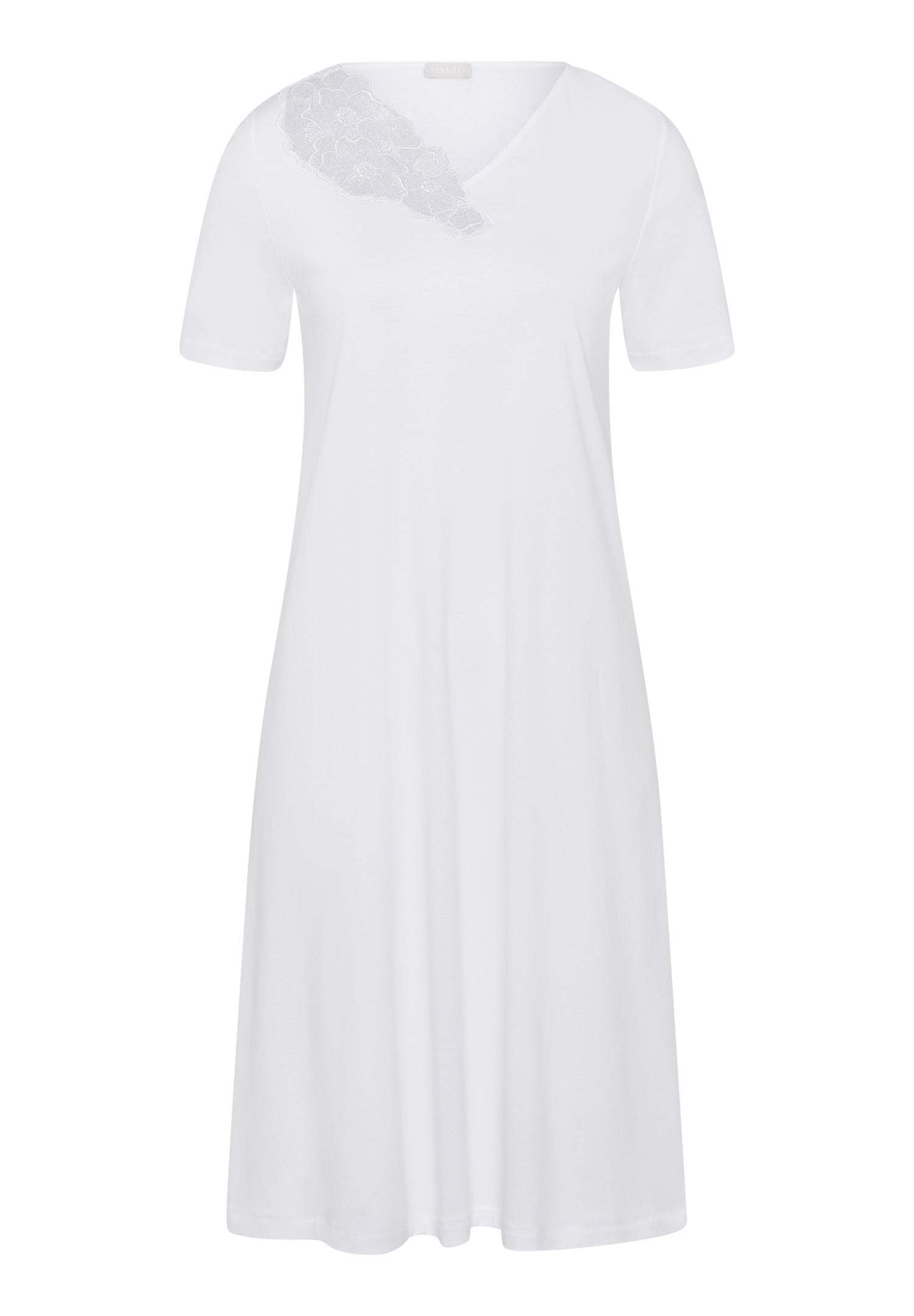 74995 Naila S/Slv Nightgown 100 Cm - 101 White