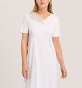 74995 Naila S/Slv Nightgown 100 Cm - 101 White