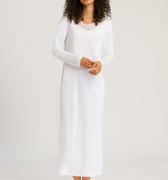 74997 Naila L/Slv Nightgown 130cm - 101 White