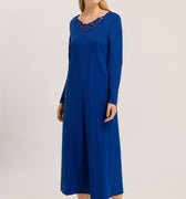 74997 Naila L/Slv Nightgown 130cm - 1653 Deep Indigo