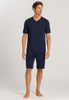 75035 Casuals S/Slv Shirt V-Neck - 1610 Deep Navy