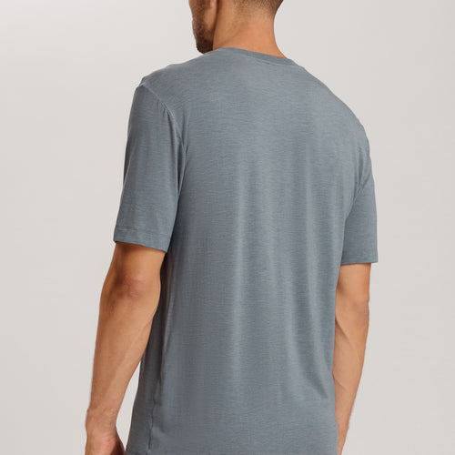 Casuals Soft V-Neck T-Shirt | Ocean Melange 75035-3020