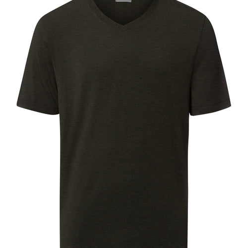 Casuals Soft V-Neck T-Shirt | Earthy Ink Melange 75035-3044