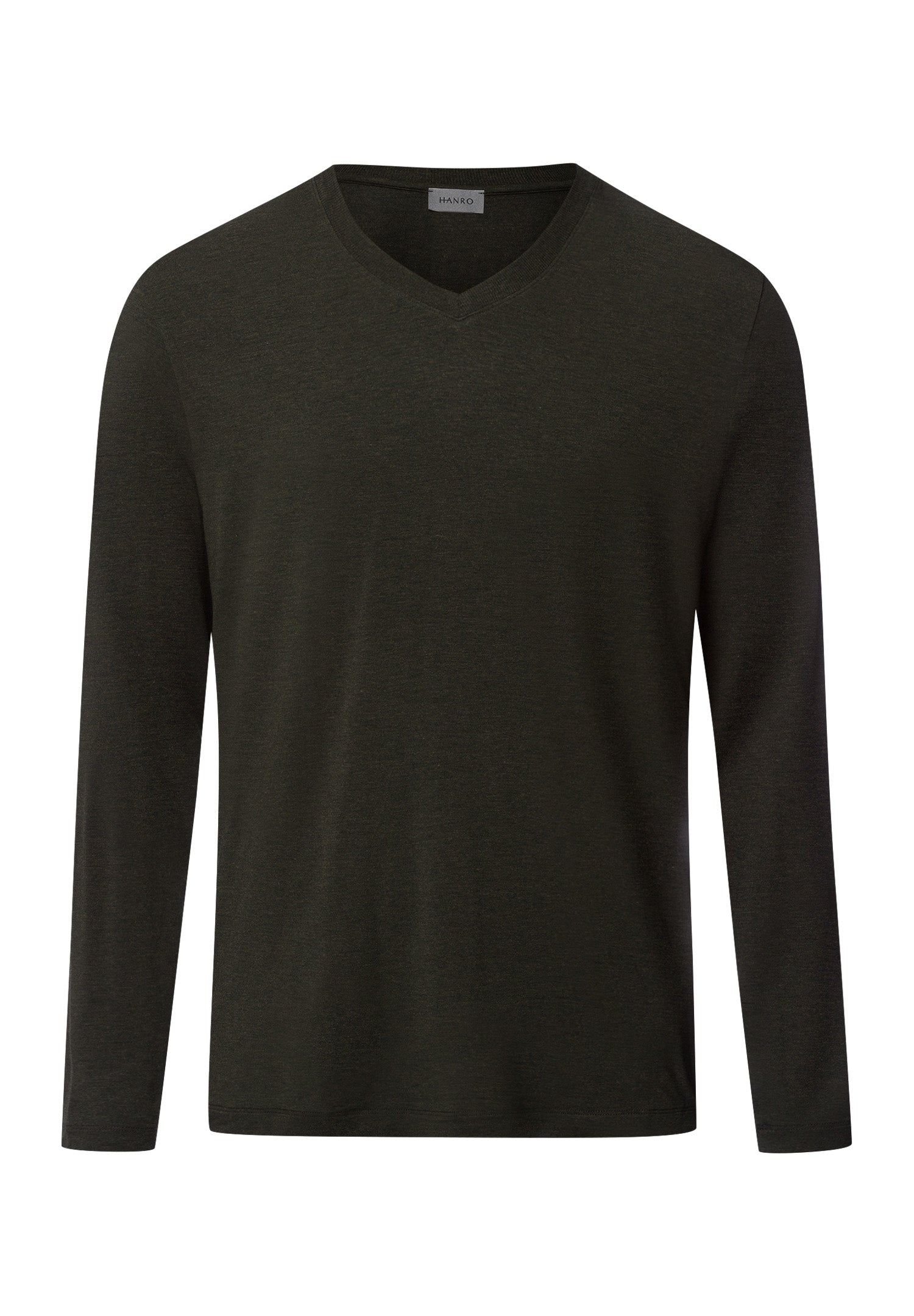 Casuals V-Neck Top | Earthy Ink Melange 75036-3044