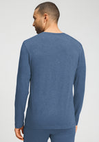 Casuals V-Neck Top | Tanzanite Melange 75036-3133
