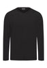 75036 Casuals Long Sleeve Shirt V-Neck - 996 Caviar