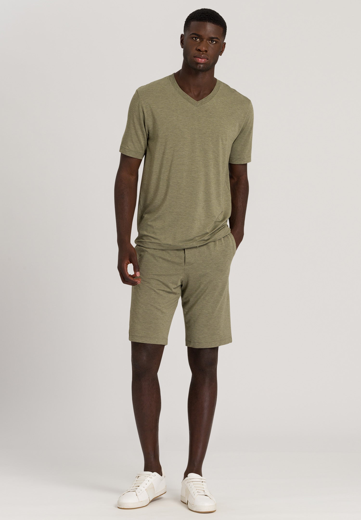 75039 Casuals Shorts - 2361 Moss Melange