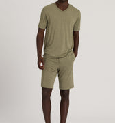 75039 Casuals Shorts - 2361 Moss Melange