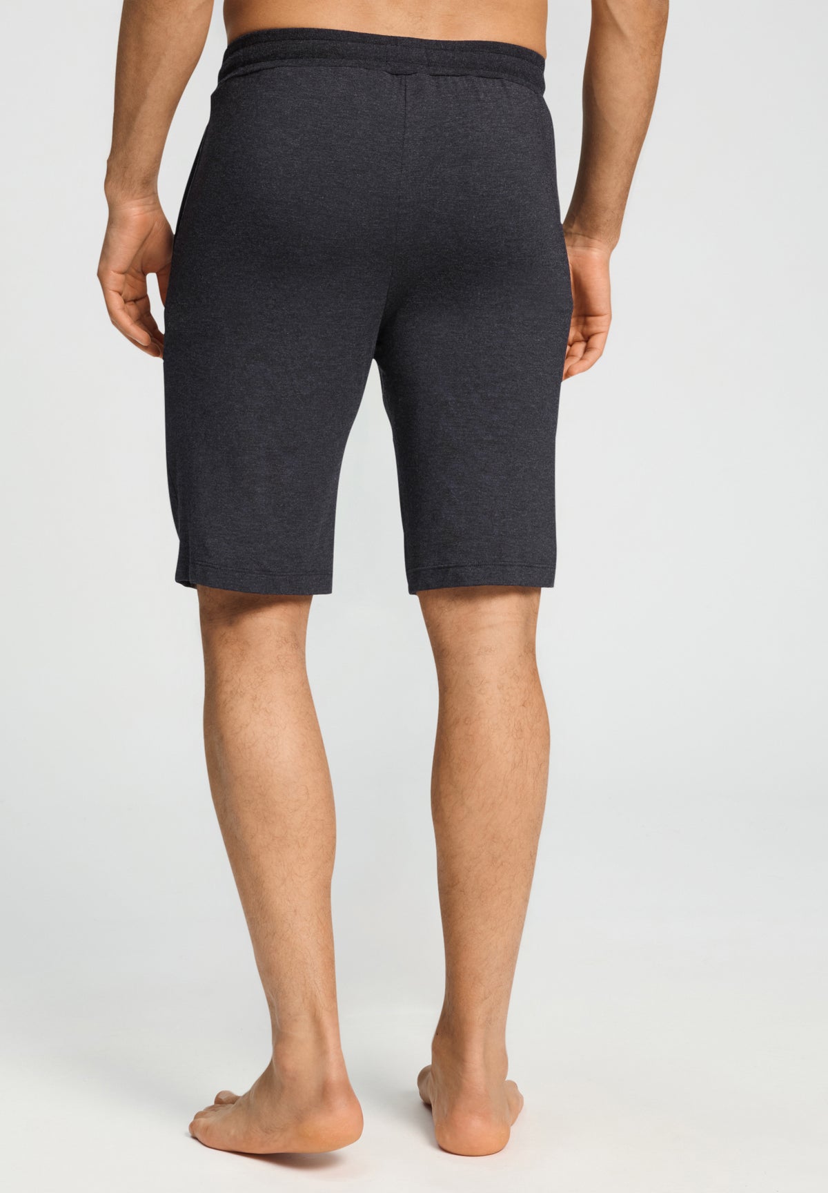 Casuals Drawstring Shorts | Charcoal Melange 75039-3132