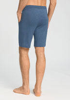 Casuals Drawstring Shorts | Tanzanite Melange 75039-3133