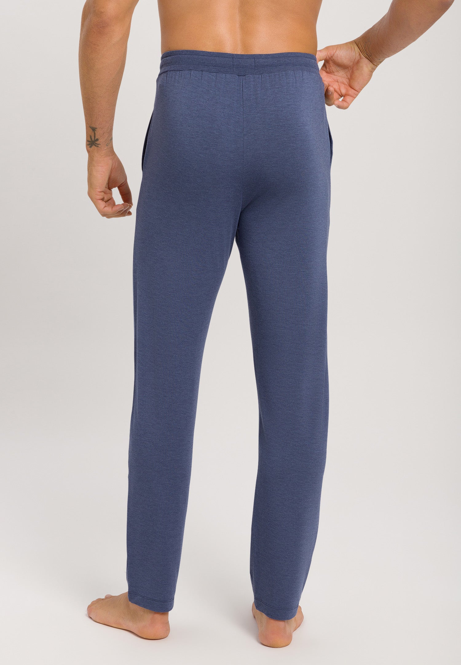 75040 Casuals Long Pants - 2898 Slate Blue Melange